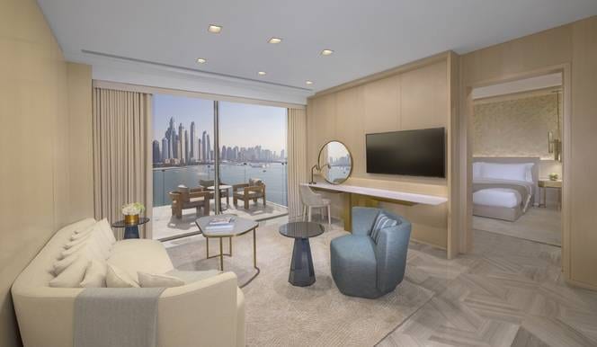 Five Palm Jumeirah - Luxe One Bedroom Suite  Living Room